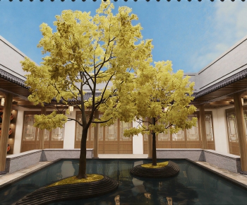 Modern Courtyard/landscape-ID:961101172