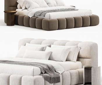 Modern Double Bed-ID:905658015