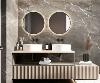 Modern Bathroom Cabinet-ID:735224966