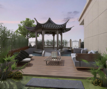 New Chinese Style Courtyard/landscape-ID:226950624