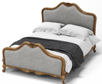 European Style Double Bed-ID:102260172