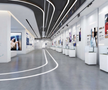 Modern Exhibition Hall-ID:290673026