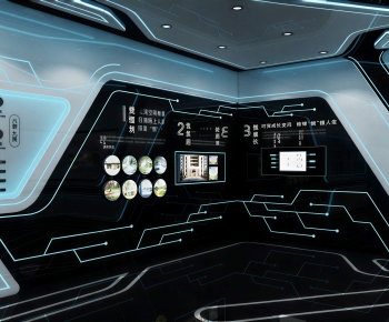Modern Exhibition Hall-ID:342410091