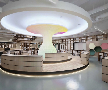 Modern Bookstore Book Bar-ID:621063951