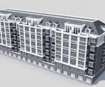 New Chinese Style Building Appearance-ID:144126896