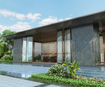 Modern Building Appearance-ID:710402971