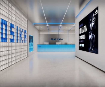 Modern Office Reception Desk-ID:397670388