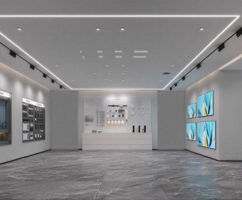 Modern Exhibition Hall-ID:542139051