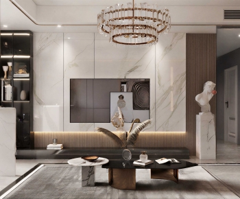 Modern A Living Room-ID:894845017