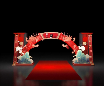 Chinese Style Door-ID:187200072