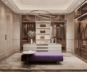 Modern Clothes Storage Area-ID:837685113