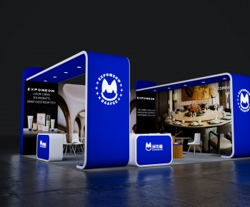 Modern Exhibition Hall-ID:675496107