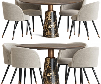 Modern Dining Table And Chairs-ID:379736908