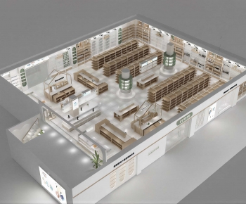 Modern Bird 's-eye View Of Office-ID:253825906