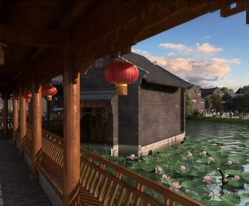 New Chinese Style Courtyard/landscape-ID:228826053