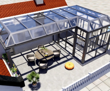 Modern Balcony-ID:675954107