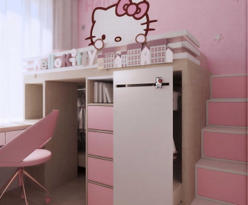 Modern Girl's Room Daughter's Room-ID:839937936