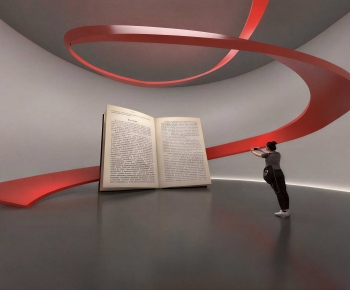 Modern Exhibition Hall-ID:418723115