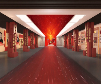 Modern Exhibition Hall-ID:863723044
