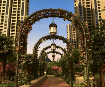 Modern Garden-ID:218024029