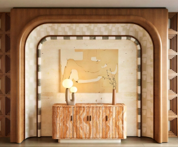 Modern Entrance Cabinet-ID:856880904