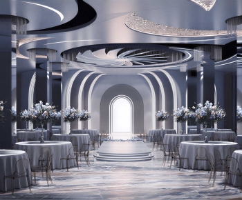 Modern Banquet Hall-ID:907509328