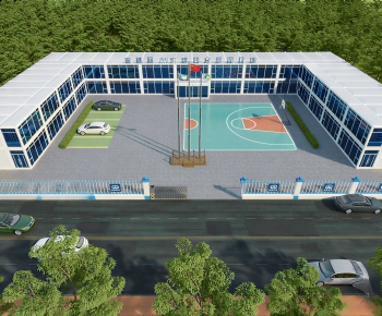 Modern Building Appearance-ID:948431026