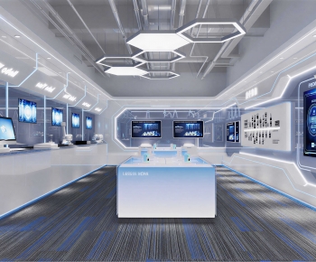 Modern Exhibition Hall-ID:911154036