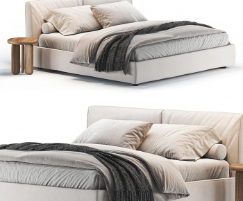 Modern Double Bed-ID:815742028