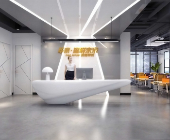 Modern Reception Desk-ID:175488007
