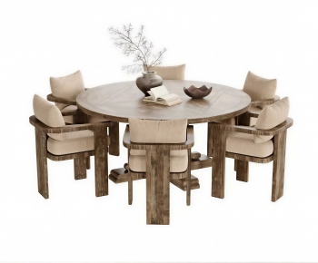 Modern Dining Table And Chairs-ID:375193127