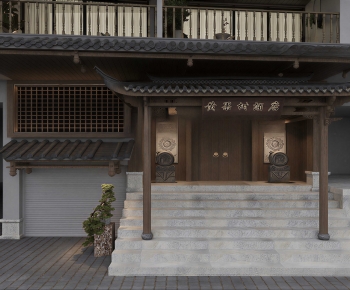 Modern Facade Element-ID:123356107