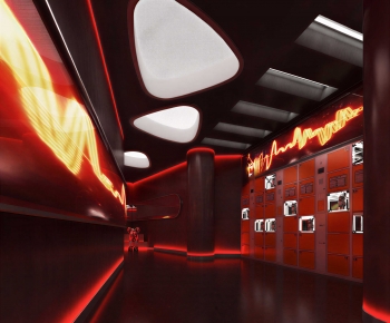 Modern Exhibition Hall-ID:595828063