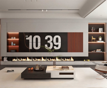 Modern A Living Room-ID:850579029
