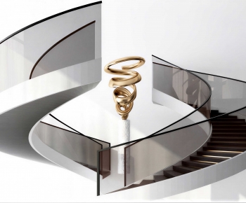 Modern Rotating Staircase-ID:806498059