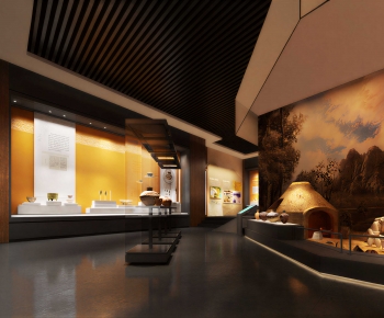 Modern Exhibition Hall-ID:340656043