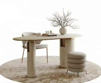 Modern Computer Desk And Chair-ID:246272098