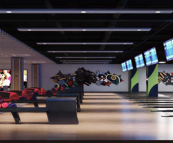 Modern Indoor Stadium-ID:493037942