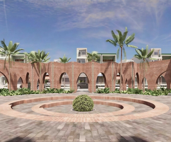 Modern Park Landscape-ID:562900072