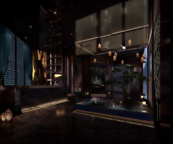 New Chinese Style Lobby Hall-ID:119448902