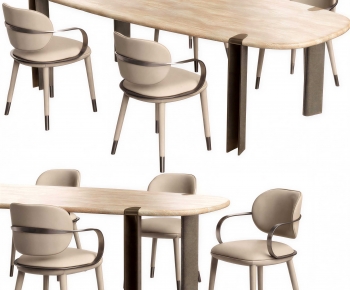 Modern Dining Table And Chairs-ID:725505115