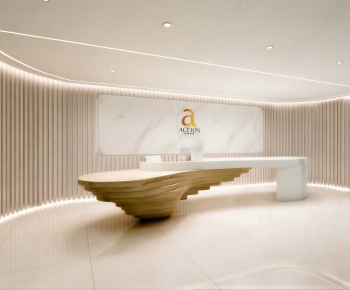 Modern Office Reception Desk-ID:719160081