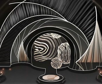 Modern Exhibition Hall-ID:869319447
