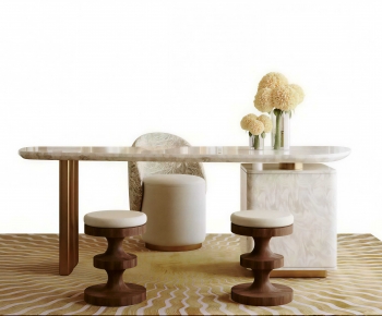 Modern Computer Desk And Chair-ID:789840942