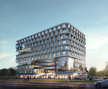 Modern Appearance Of Commercial Building-ID:276351046