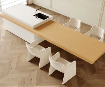 Modern Dining Table And Chairs-ID:521769054