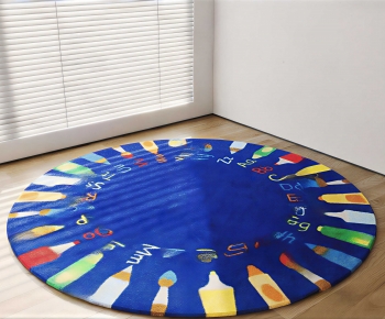 Modern Circular Carpet-ID:101699867