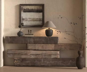 Wabi-sabi Style Console-ID:966626886
