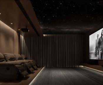 Modern Audiovisual Room-ID:734910964