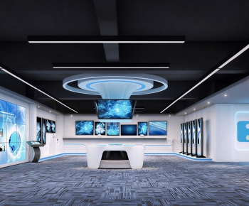 Modern Exhibition Hall-ID:735409379
